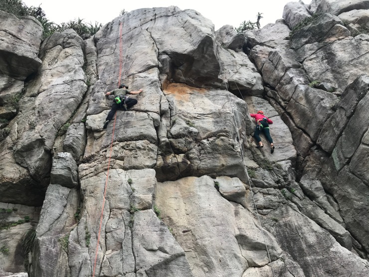 Taiwan - Long Dong climbing